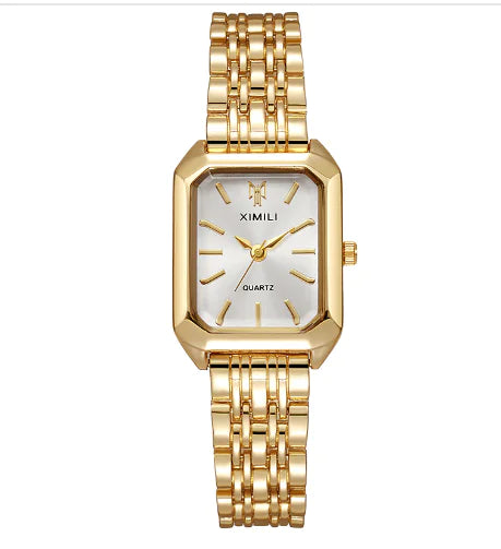 Women's Square Steel Strap Watch