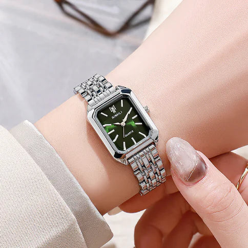 Women's Square Steel Strap Watch